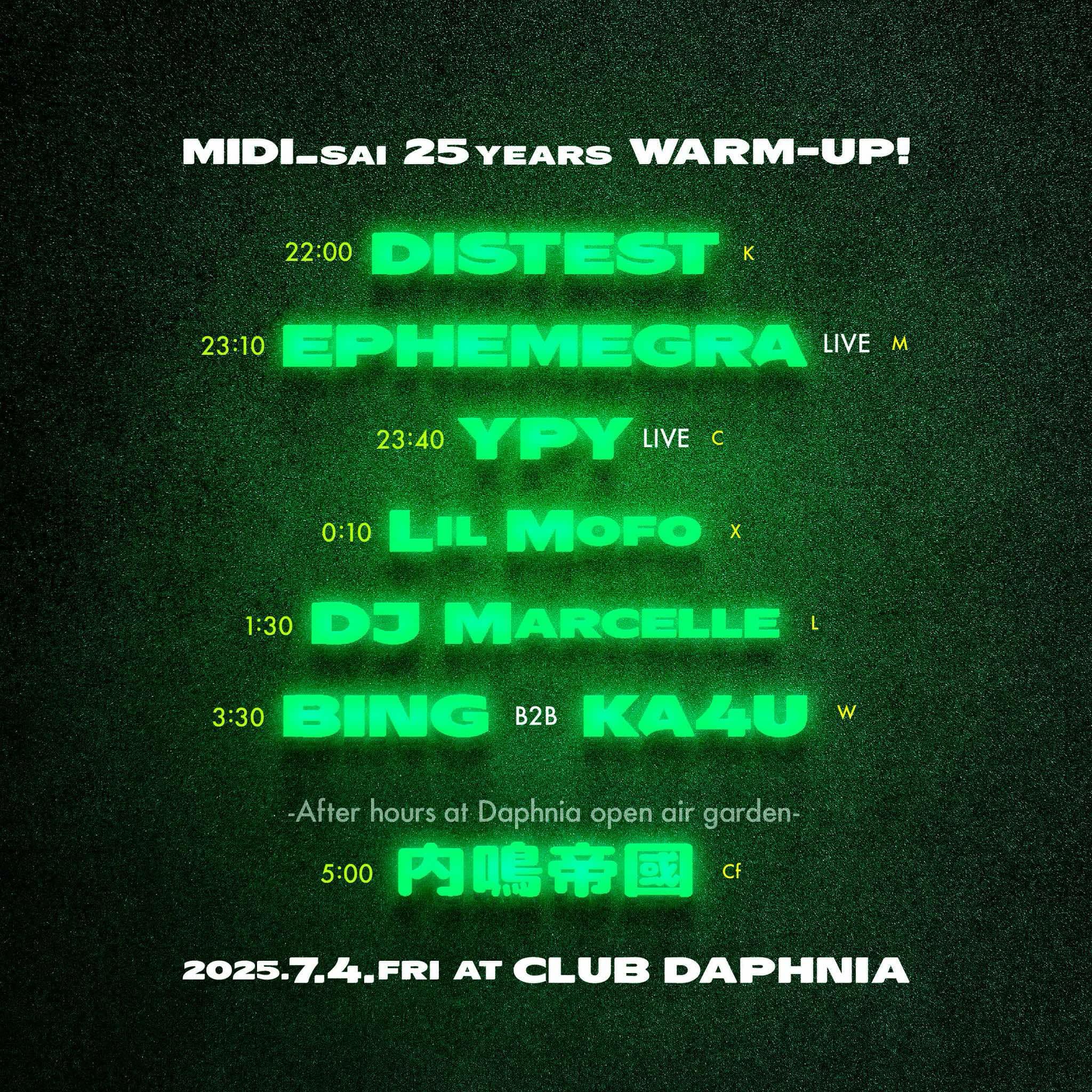 MIDI_sai 25 Years warm-up!